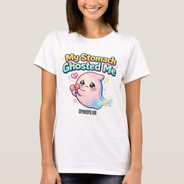 Mein Magen hat mich geghostet T-Shirt (Vorderseite)