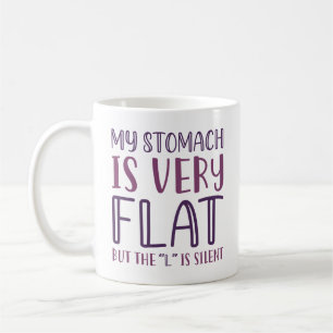 Mein Magen ist sehr flach Kaffeetasse