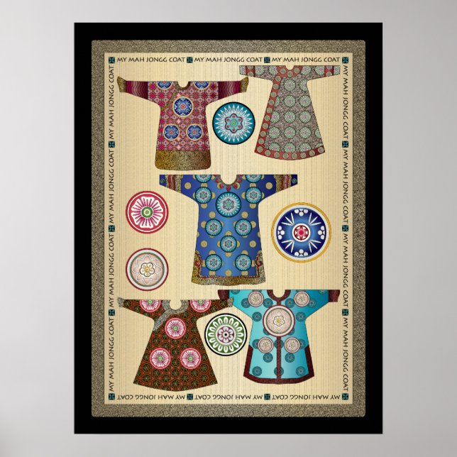 Mein Mah-Jongg-Coat 05: Poster 18"x24" (Vorne)