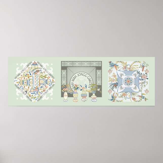 Mein Mah Jongg Garden Poster (Vorne)