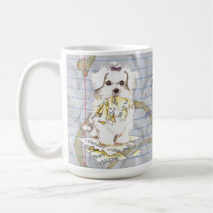 Mein Malteser Ate my Lessingplan Kaffeetasse