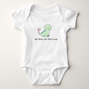 Mein Mama, meine erste Liebe Süße Dino Bodysuit Baby Strampler