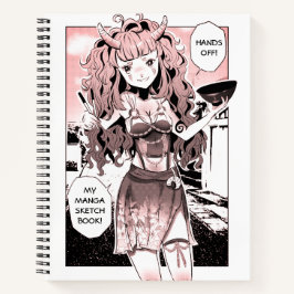 Mein Manga Sketchbook Notebook Notizbuch