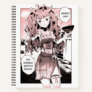 Mein Manga Sketchbook Notebook Notizbuch