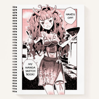Mein Manga Sketchbook Notebook Notizbuch