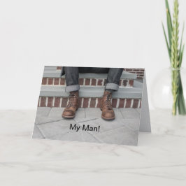 MEIN MANN GEBURTSTAGSKARTE FÜR IHN DANKESKARTE