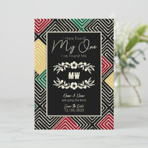 MEIN MANN hat mir eine afrikanische Hochzeit im St Save The Date