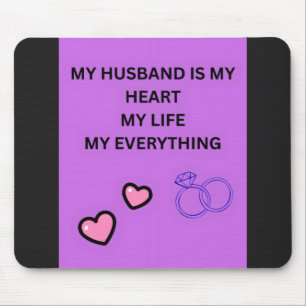 MEIN MANN IST MEIN HERZ MEIN LEBEN MEIN ALLES MOUSEPAD