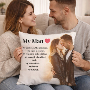 Mein Mann Liebe Romantisches Paar Zitat Kissen