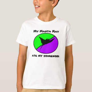Mein Manta-Strahl aß meine Hausaufgaben T-Shirt