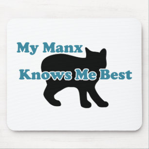 Mein Manx kennt mich am besten Mousepad