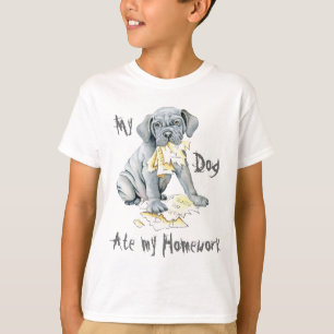 Mein Mastino Ate My Hausaufgaben T - Shirt