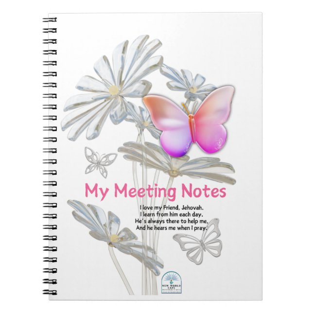 Mein Meeting-Notebook für JW Young Sisters Notizblock (Vorderseite)
