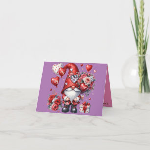 "Mein, meine Liebe" Valentinstag-Gnom-Gruß Karte