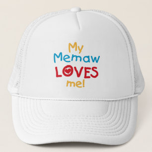 Mein Memaw Lieben T - Shirt und Geschenke Truckerkappe