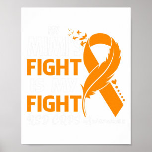 Mein Mimis Kampf ist mein Fight Rsd Crps Awareness Poster