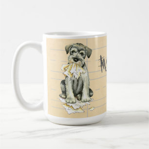 Mein MiniaturSchnauzer aß meine Hausaufgaben Tasse