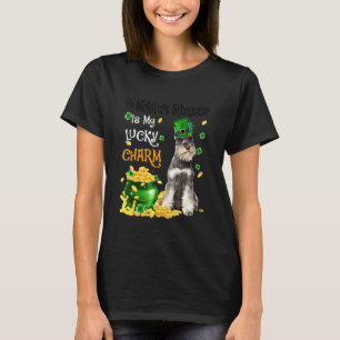 Mein Miniaturschnauzer ist mein Niedlicher Hund mi T-Shirt