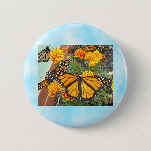 Mein Monarchknopf Button (Vorderseite)