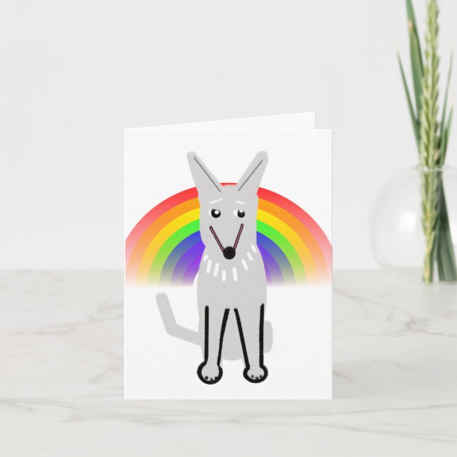 Mein Mond Hund, Karte (Vorderseite)