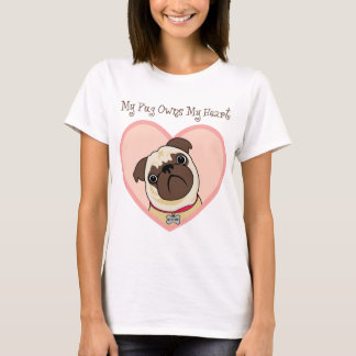 Mein Mops besitzt meine T-Shirts im Herzen