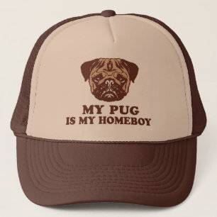 Mein Mops ist mein Homeboy Truckerkappe