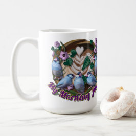 Mein Morgen-JAVA mit Java-Sperlingen Kaffeetasse