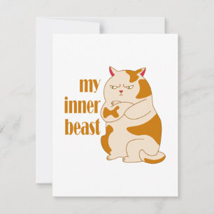 Mein motivierend Zitat aus fauler Katze Einladung