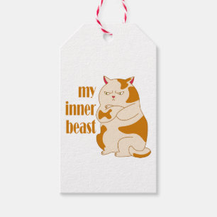 Mein motivierend Zitat aus fauler Katze Geschenkanhänger
