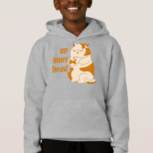 Mein motivierend Zitat aus fauler Katze Hoodie
