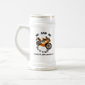 Mein Motorrad Bierglas