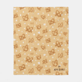Mein Movie Blanket - Bretzels & Popcorn Snacks Fleecedecke