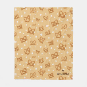 Mein Movie Blanket - Bretzels & Popcorn Snacks Fleecedecke