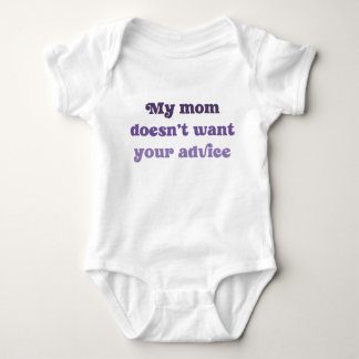 Mein Mutter Will Deinen Rat Nicht Baby Shower Gesc Strampler