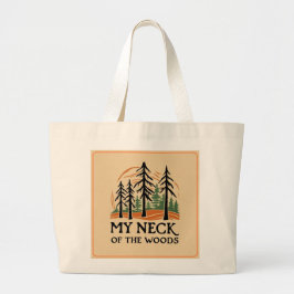 Mein Nacken der Woods Jumbo Tote Tasche