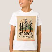 Mein Nacken des Woods Basic T - Shirt (Kinder)