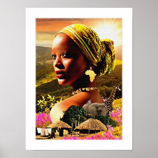 Mein Name ist Afrika Poster (Vorne)