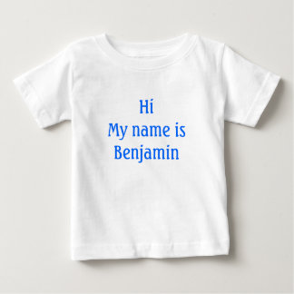 Mein Name ist Benjamin Baby T-shirt