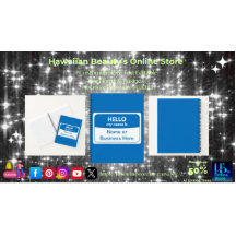 Mein Name ist Blue & White Softcover Spiralnoteboo