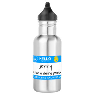 Mein Name ist , das ich ein Dinking Problem Edelstahlflasche