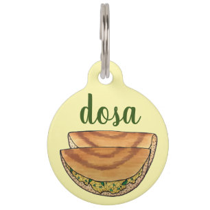 Mein Name ist Dosa South Indian Food Cuisine Foodi Haustiermarke