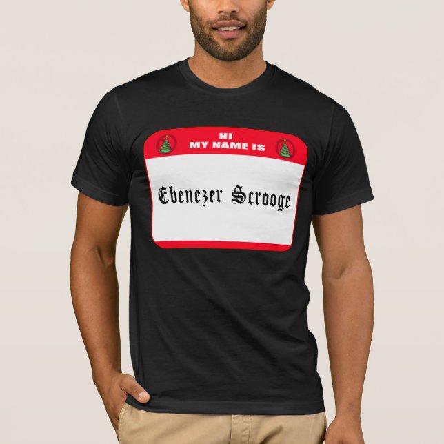 Mein Name ist Ebenezer Scrooge T-Shirt (Vorderseite)