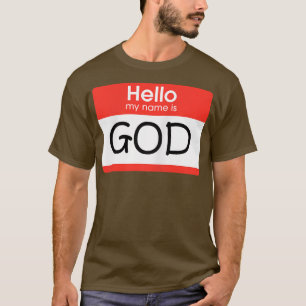Mein Name ist GOD I Lit Graphic Design I Limited O T-Shirt