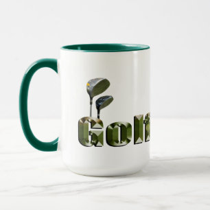 Mein Name ist Golf und meine Freunde sind Clubs. Tasse