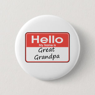 Mein Name ist großer Großvater Button