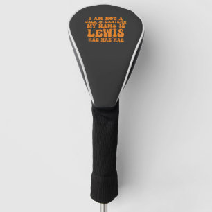 Mein Name ist Lewis Kürbislaterne Kürbis Halloween Golf Headcover