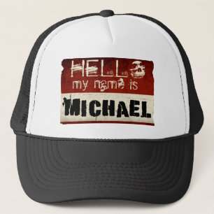Mein Name ist Michael-Hut Truckerkappe