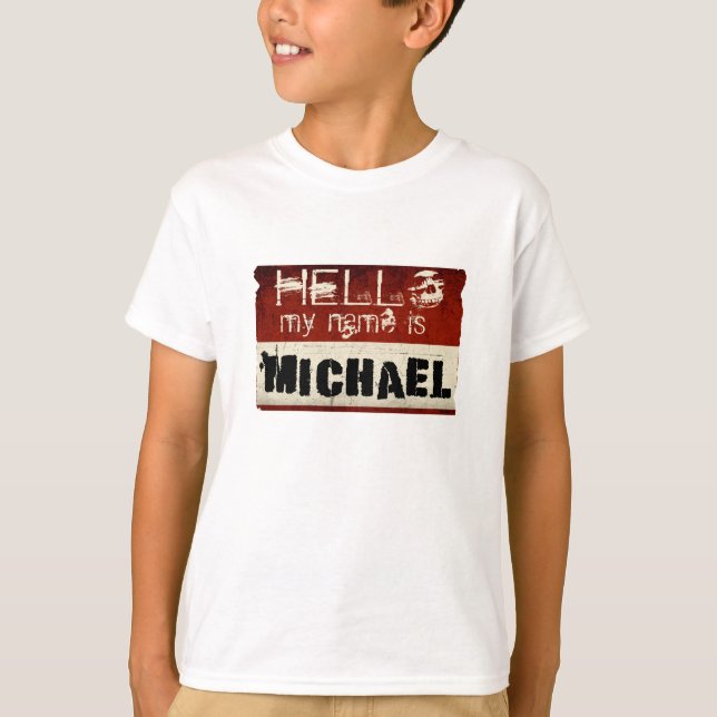 Mein Name ist Michael-Kinder T-Shirt (Vorderseite)