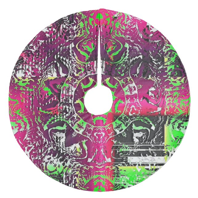 Mein Name ist nicht Donna Fleece Weihnachtsbaumdecke (Vorderseite)