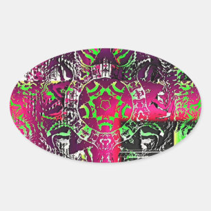 Mein Name ist nicht Donna Ovaler Aufkleber